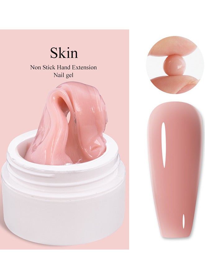 LIMEGIRL Solid Sculpture Builder Gel For Nails, Nail Sculpting Gel, Non-Sticky Hand Solid Builder Gel, Upgrade Hard Nail Extension Gel, 3D Sculpting Gel For Nail Art Design Salon Nail Art (Skin Color)  - Image 2