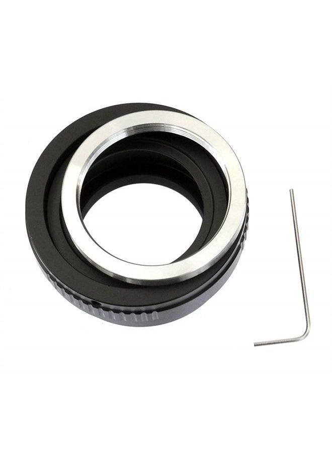 Fotasy - Copper Adjustable M42 Lens to E Mount Adapter, 42mm Screw Mount to E Mount, Compatible with Sony a7 a7R a7s II III IV a9 a7c Alpha 1 a6600 a6500 a6400 a6300 a6100 a6000 a5100 a5000 a3500 ZV-E10 - Image 1