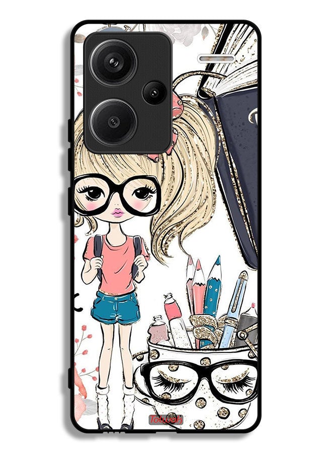 Tolwak Xiaomi Redmi Note 13 Pro Plus Protective Case Cover Unicorn Girl Art - Image 1