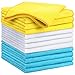 GLIMGLINT Microfiber Cleaning Cloth12PK Reusable Cleaning Rags Highly Absorbent Shop Rags Bulk AllPurpose Car Cleaning Towels for TV Screen Kitchen Restaurant Garage 14X12 Multicolor - Image 2