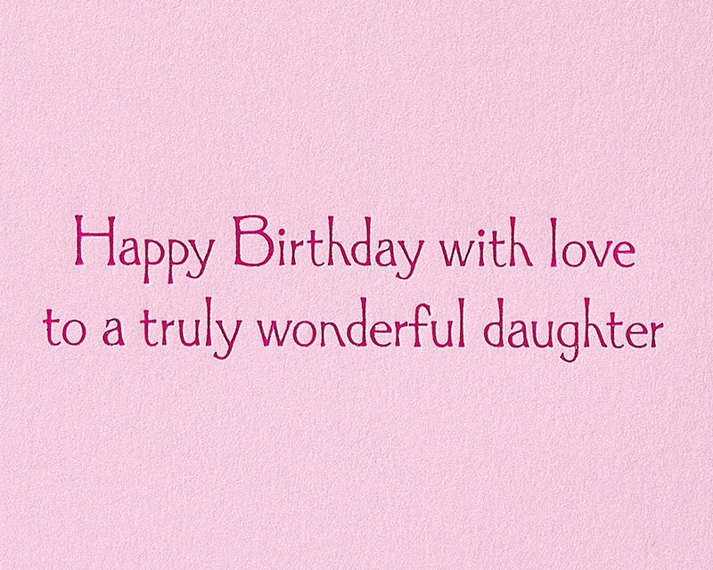 Papyrus Birthday Card for Daughter (Truly Wonderful Daughter) - Image 3