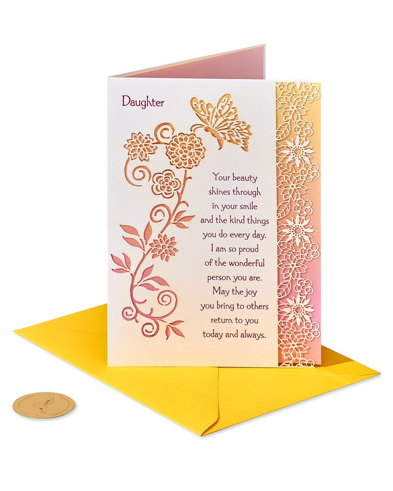 Papyrus Birthday Card for Daughter (Truly Wonderful Daughter) - Image 4