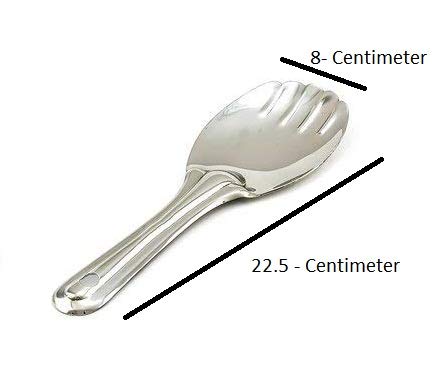 Bartan Star Stainless Steel Cooking and Serving Spoons Set of 10-Pieces - Image 3