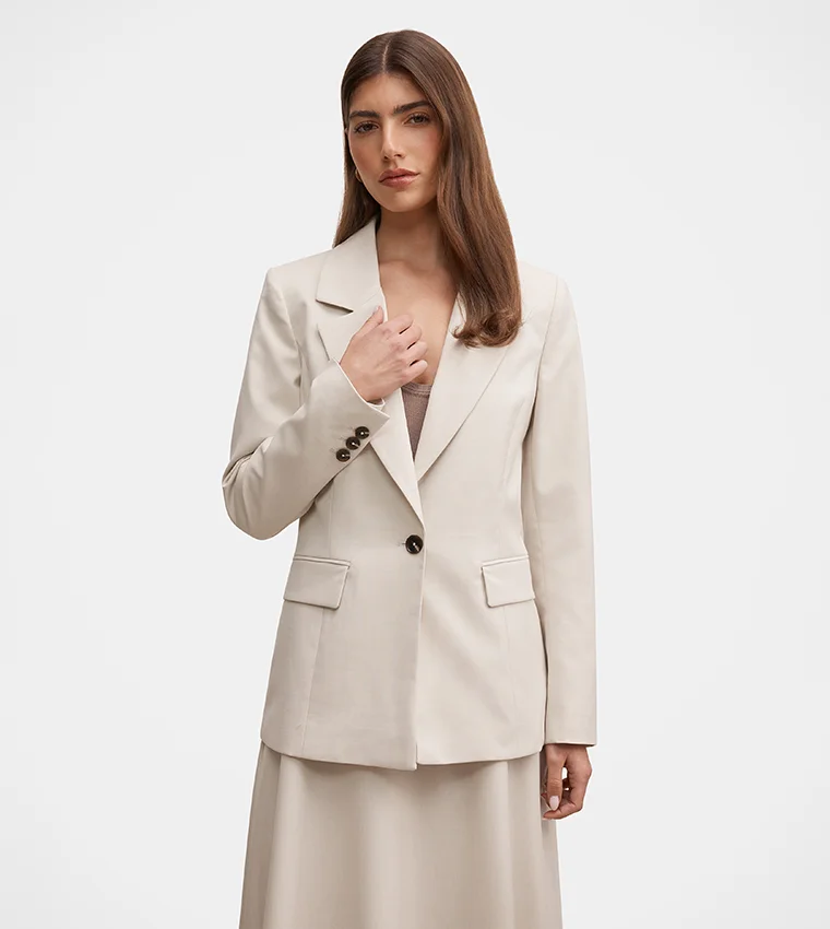 فورايفر نيو Becky Single-Breasted Blazer