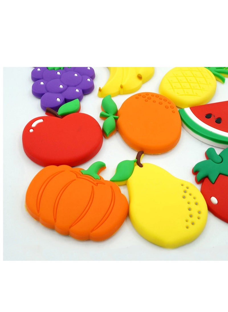 SOLARAE Fridge Magnets Magnet for Whiteboards Fridge Crafts Noticeboard Fruit 10 Pcs - Image 3