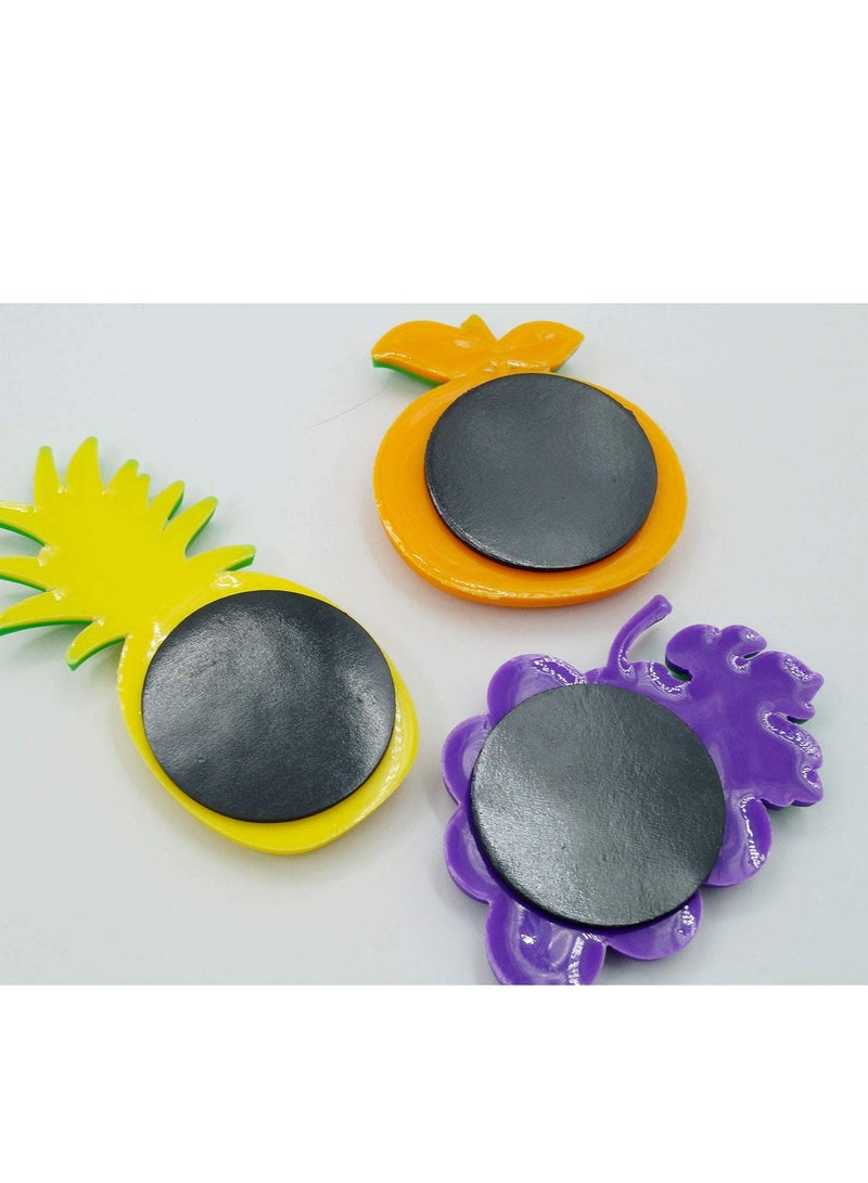 SOLARAE Fridge Magnets Magnet for Whiteboards Fridge Crafts Noticeboard Fruit 10 Pcs - Image 2