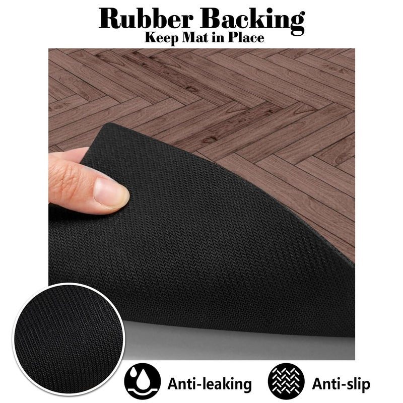 Ayiashiab Dog Food Mats for Floors Absorbent, Pet Cat Food Mat - Quick Dry Dog Bowl Mats for Food and Water, Eco-Friendly Pet Supplies - Image 4