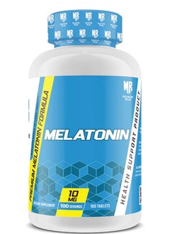 Muscle Rulz MELATONIN 10MG 100 TABLETS  - Image 1