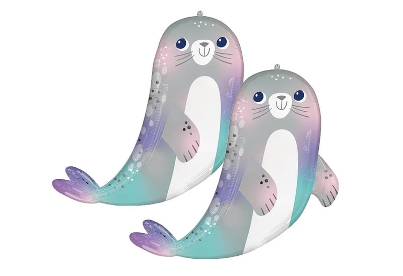 Artisan Owl Set of 2 Under the Sea Seal Jumbo 30 Foil Party Balloons - Image 3