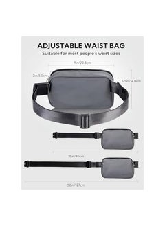 erorex Crossbody Belt Fanny Pack: Sports Walking Waist Bag Runner Belt Bum Bag Hip Fannie Pack Phanny Fannypack Woman Man for Hiking Jogging Running  - Image 3