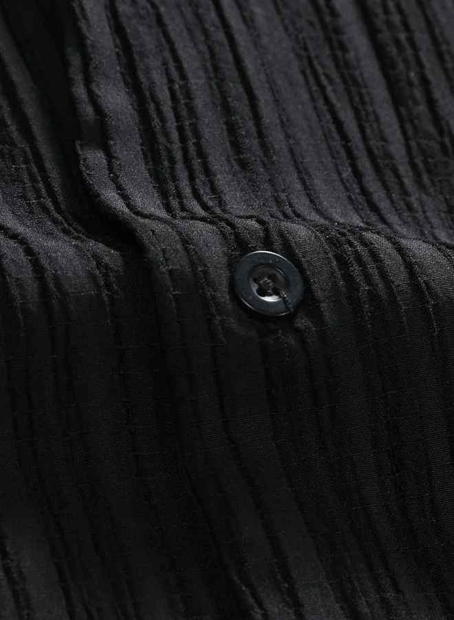 Take Two Textured Short Sleeve Shirt and Shorts Co-Ords by Styli