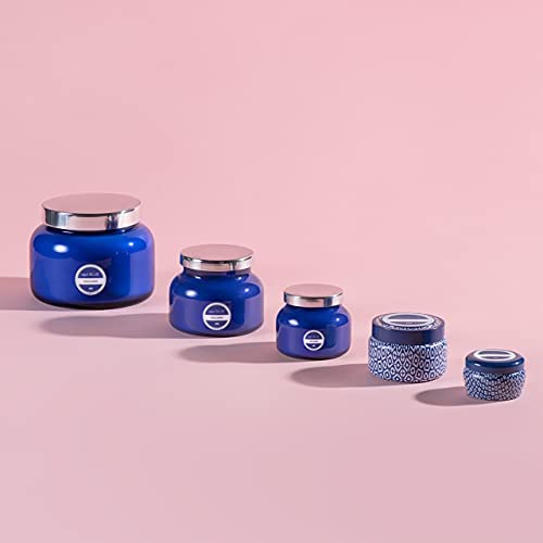 Capri Blue Signature Jar Candles - Long Lasting Soy Wax Blend - Luxury Tropical Scented Candles - Comes in Blue Decorative Glass Jar (Aloha Orchid, 19 oz) - Image 5