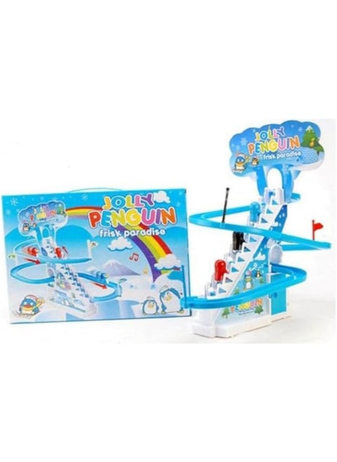 Penguin and Ladder Game (Large Size) - Jolly Penguin Game - Kids Slide Game - Penguin Slide and Ladder Set - Penguin Slide Game with Music - Penguin Slide Game - Climbing Ladder Game - Penguin and Ladder Slide Game - Ladders and Penguin Games - Kids Slide Games
