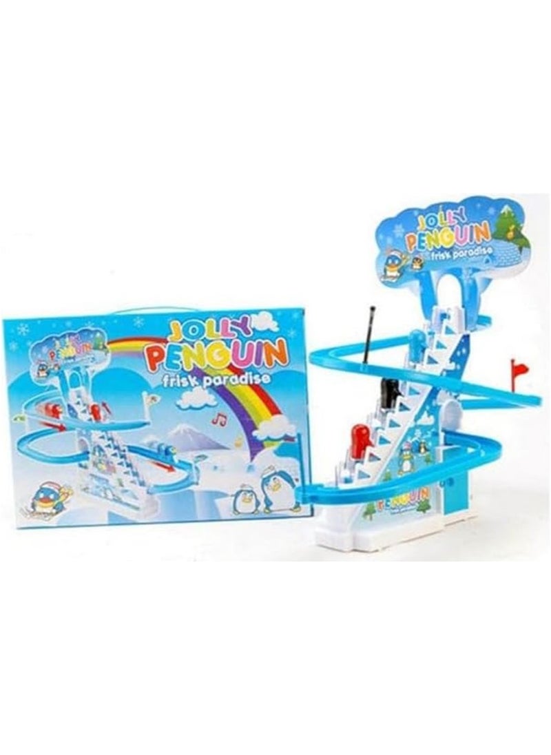 Penguin and Ladder Game (Large Size) - Jolly Penguin Game - Kids Slide Game - Penguin Slide and Ladder Set - Penguin Slide Game with Music - Penguin Slide Game - Climbing Ladder Game - Penguin and Ladder Slide Game - Ladders and Penguin Games - Kids Slide Games