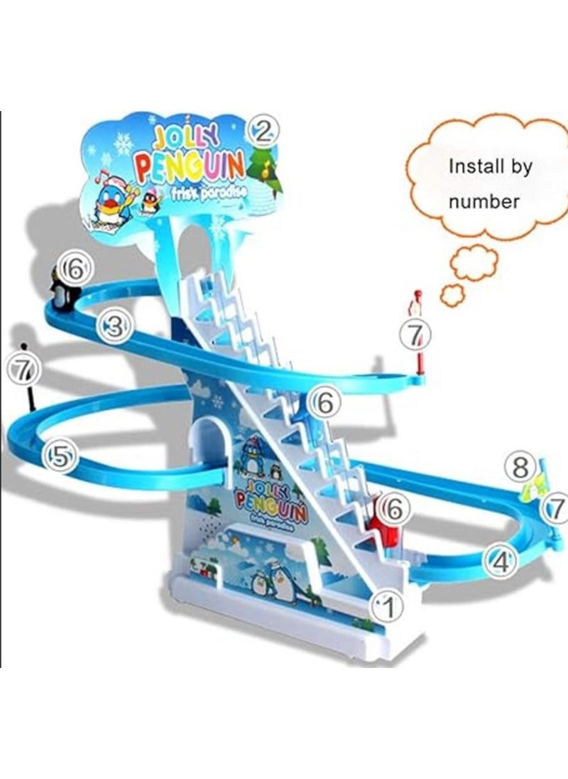Penguin and Ladder Game (Large Size) - Jolly Penguin Game - Kids Slide Game - Penguin Slide and Ladder Set - Penguin Slide Game with Music - Penguin Slide Game - Climbing Ladder Game - Penguin and Ladder Slide Game - Ladders and Penguin Games - Kids Slide Games