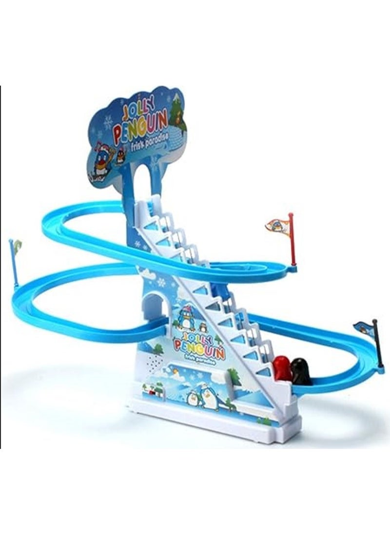 Penguin and Ladder Game (Large Size) - Jolly Penguin Game - Kids Slide Game - Penguin Slide and Ladder Set - Penguin Slide Game with Music - Penguin Slide Game - Climbing Ladder Game - Penguin and Ladder Slide Game - Ladders and Penguin Games - Kids Slide Games