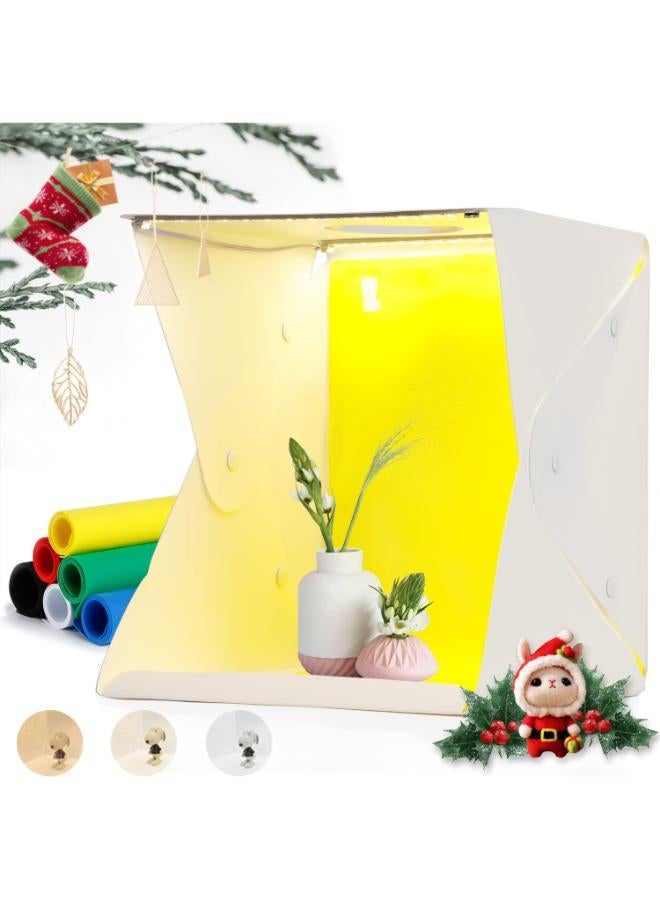 صندوق إضاءة للصور مقاس 40 سم مع شريطي إضاءة ليد - Image 1