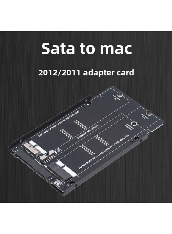 Applicable To MACBOOK 2010 2011 2012 12+6 17+7p To SATA Solid State Adapter Card SA-072-Color:Black - Image 5