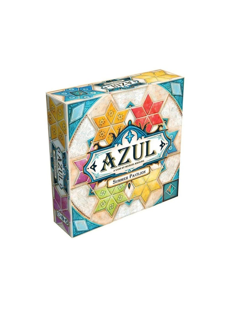 لعبة Azul Summer Pavilion 🎨🏛️   غوص في عالم الفن والتصميم مع لعبة تركيب البلاط الملون والمبتكرة!   مثالية لعشاق التحدي والإبداع الذهني - الجلسات العائلية والأمسيات مع الأصدقاء - تنمية التركيز والمهارات الاستراتيجية   مناسبة لجميع الأعمار — لعبة توازن بين الذكاء والمرح في كل حركة!