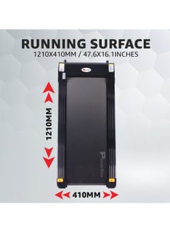PowerMax Fitness PowerMax Fitness TD-N1 (4HP) Motorised Treadmill for Home [Speed:12kmph, Max User Weight:90kg, Foldable, 12 Workout Programs, Spax App] Free Installation Assistance & Demo  - Image 4