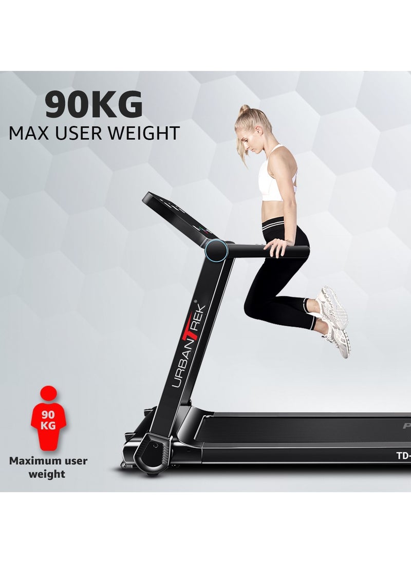 PowerMax Fitness TD-N1 (4HP) Motorised Treadmill for Home [Speed:12kmph, Max User Weight:90kg, Foldable, 12 Workout Programs, Spax App] Free Installation Assistance & Demo - pzsku/Z892D0A311DB783821688Z/45/_/1718890560/68a1930a-787d-4efa-bb90-d7589ac89914