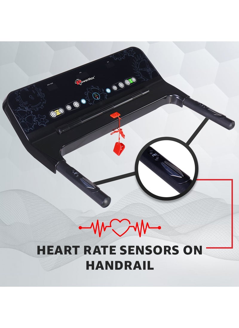 PowerMax Fitness TD-N1 (4HP) Motorised Treadmill for Home [Speed:12kmph, Max User Weight:90kg, Foldable, 12 Workout Programs, Spax App] Free Installation Assistance & Demo - pzsku/Z892D0A311DB783821688Z/45/_/1718890570/666ab8cf-4e78-43e8-9924-95298be7a789