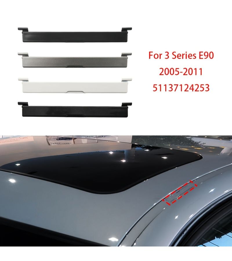 For BMW E90 Roof Rack Cover Plate Unpainted Runing Water Strip 3 Series 318 320 - Image 1