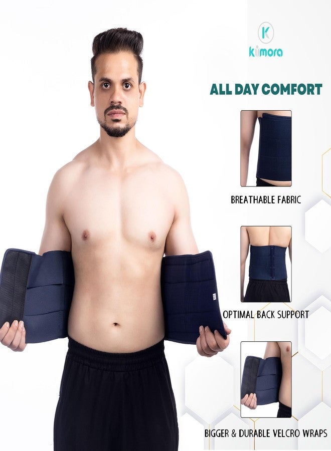 Kiimora حزام كيمورا للبطن للدعم والضغط بعد العمليات الجراحية، مقاسات عالمية S، M، L، XL، XXL - Image 3