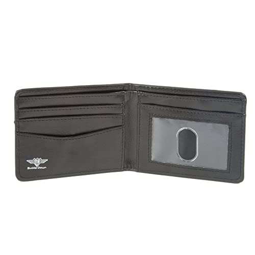 Buckle Down Buckle-Down Cartoon Network Wallet, Bifold, Adventure Time Jake Finn and BMO Pose Blocks Grays, Vegan Leather - Image 4