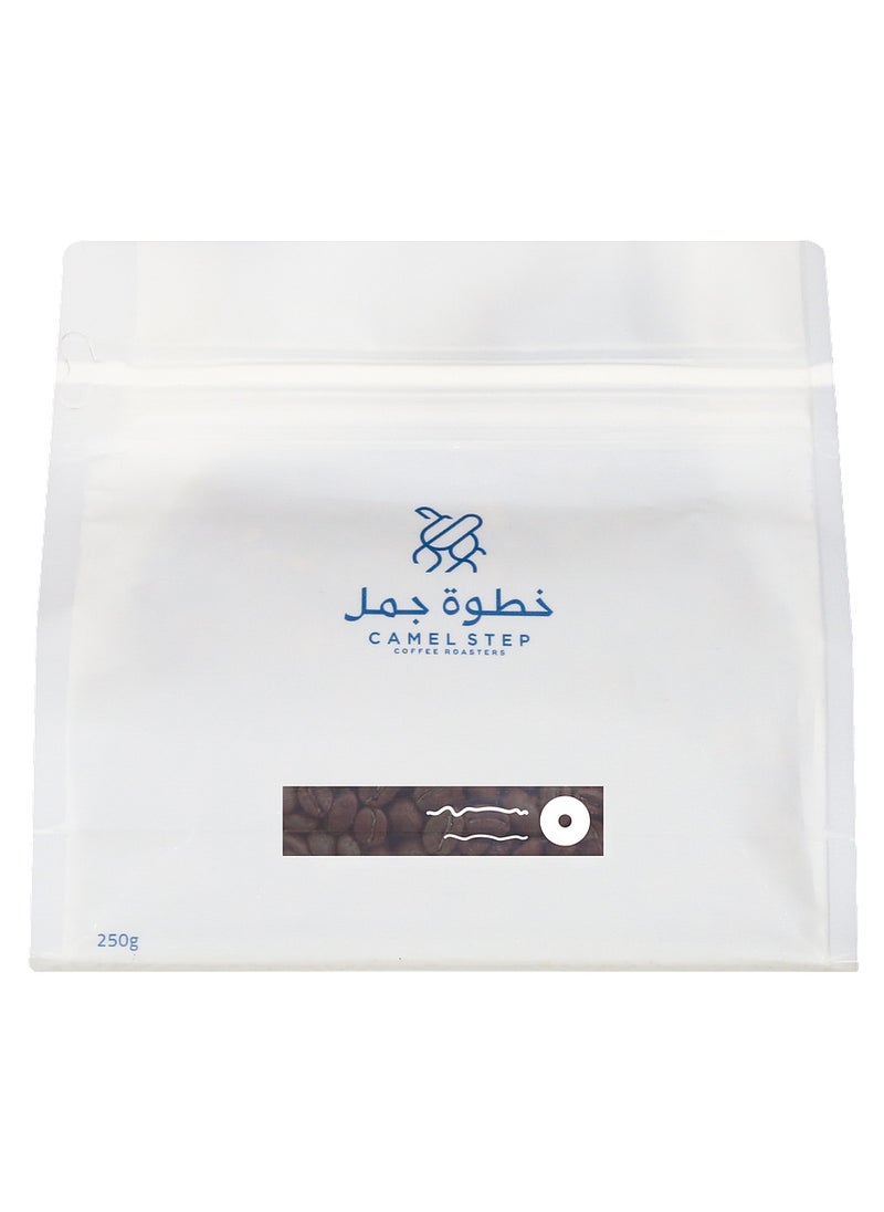 CAMEL STEP COFFEE ROASTERS Colombia San Isidro Coffee by Camel Step – 250g Whole Beans with Caramel, Cocoa & Jasmine Notes + Coffee Measuring Spoon 