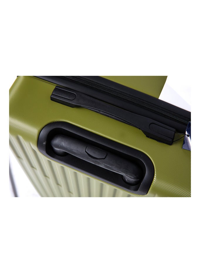 Space Luggage Set of 3 Hardside with Spinner Wheels & Lightweight ABS Luggage for Travel, 28/24/20, Green - Image 4