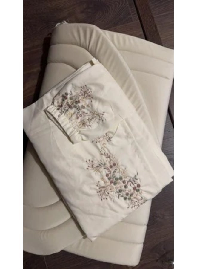 WARD Women's Prayer Rug and Sheet Set - Beige