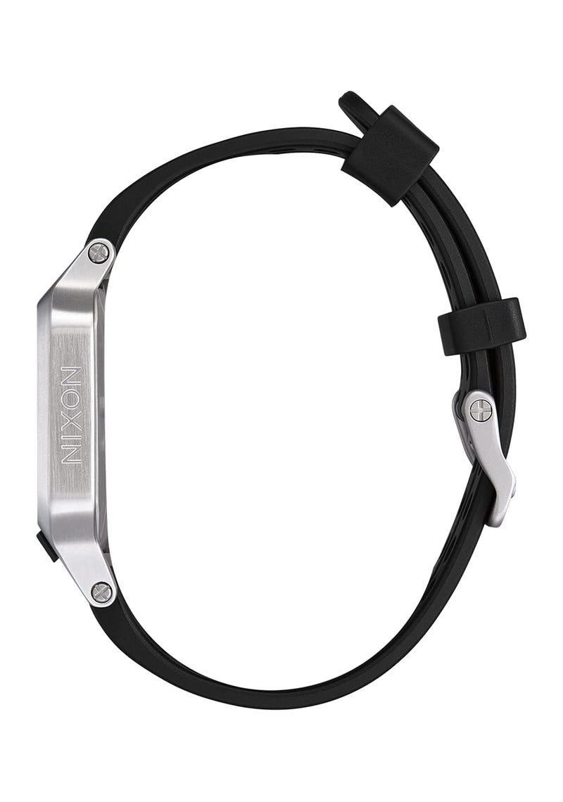 NIXON Heat A1320 - Digital Watch for Men and Women - 100M Water Resistant Exercise Workout - Custom 38 mm LCD Display, 20mm PU Band - Image 2