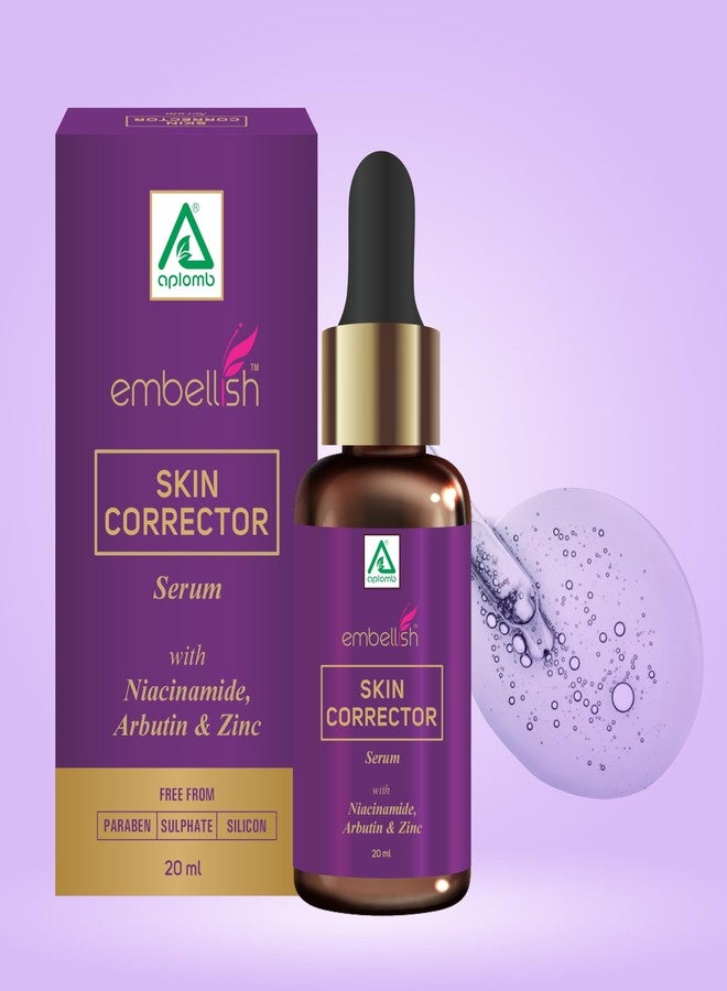 Aplomb Embellish Skin Corrector Face Serum with Niacinamide (10%) for Acne Marks and Dark Spots & Blemishes | Reduces Pigmentation | Skin Clarifying Serum | Pack of 1 (20 ml) - Image 4