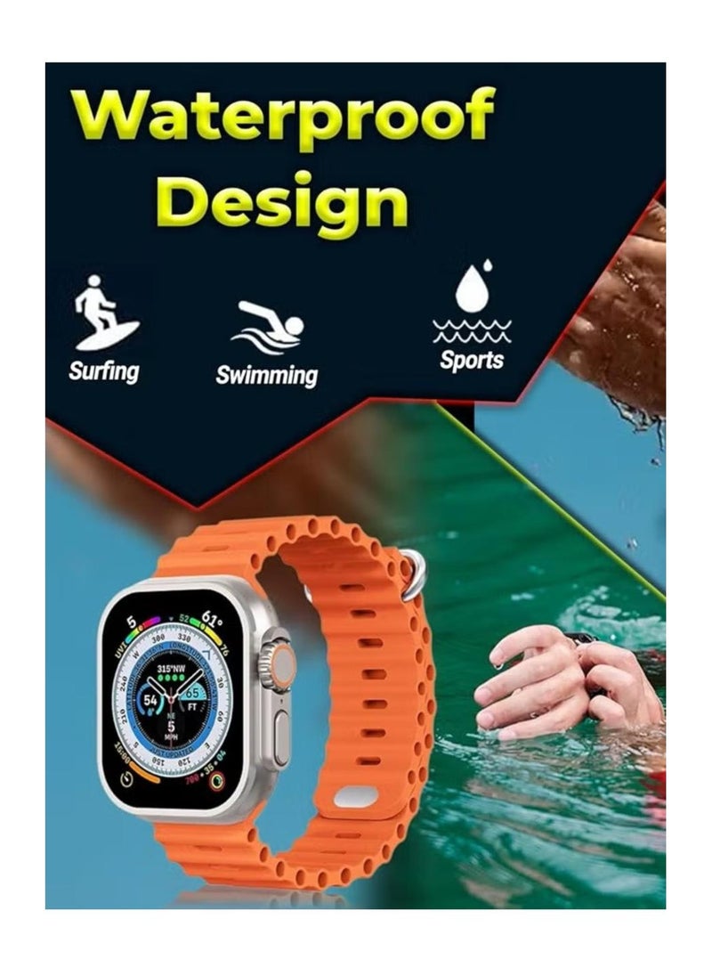 Generic - Series 8 Smart watch T800 Ultra with NFC and Wireless Charging For Android and IOS Unisex - Image 1
