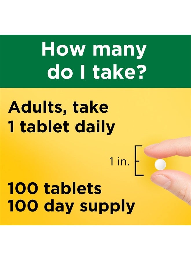 Nature Made Zinc 30 mg, Dietary Supplement for Immune Health and Antioxidant Support, 100 Tablets, 100 Day Supply - Image 4