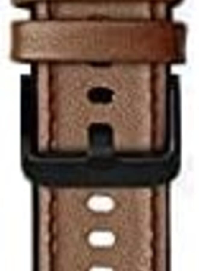 Dado Leather Silicone Replacement Band Compatible With Samsung Galaxy Watch 6 Classic 47 43Mm 5 Pro 45Mm 4 Classic 46 42Mm Watch 6 5 4 44 40Mm Special Strap Design No Gap Red  - Image 3