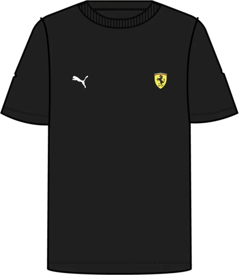 PUMA Ferrari Race Colored Shield T-Shirt Black 62705601 Men