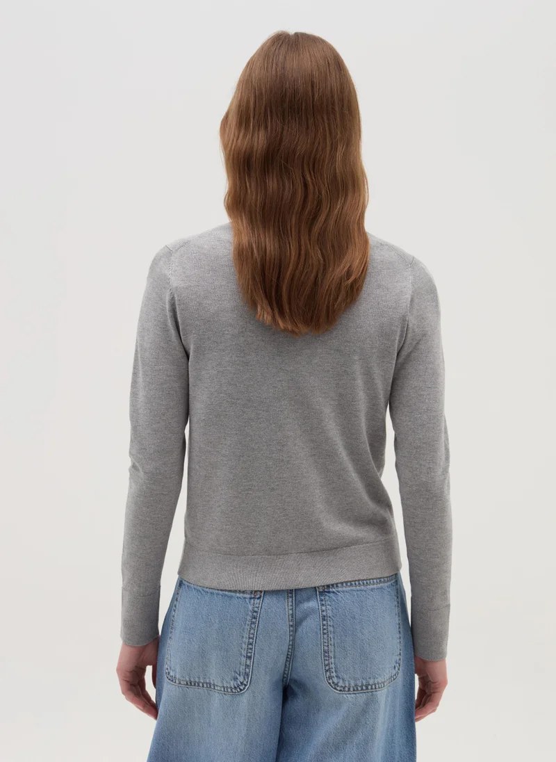 Ovs Cardigan with round neckline
