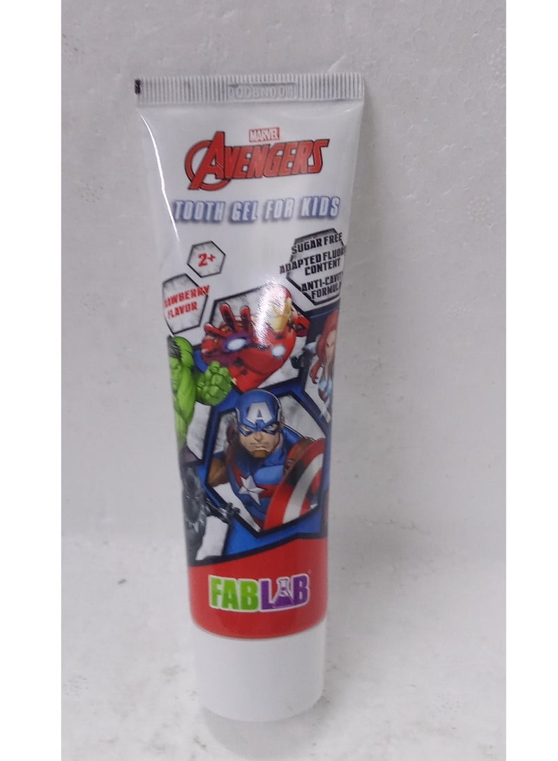 FabLab Children's Toothpaste with Strawberry Flavor, 75 ml