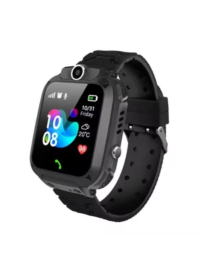 Nabi Kids Smart Watch for Boys & Girls – Touchscreen Smartwatch with Built-In Camera, Games, Music Player, Voice Recorder, Alarm Clock, and Calculator – Educational Tech Toy for Kids Aged 5-12 – Rechargeable, Easy to Use, Durable Design – Black