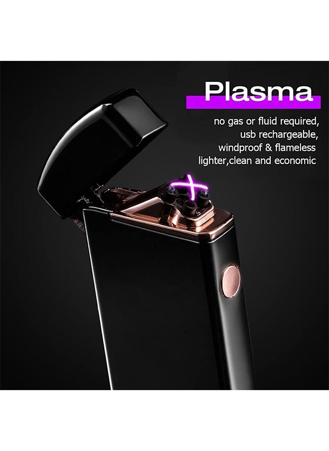 LENND Windproof Arc Lighter X Plasma Lighters Rechargeable USB Lighter Electric Lighter for Candle-with LED Display Power  - Image 4