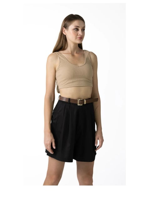 Timo Adam Nude V-Neck Camisole | The Art of Layering Camisoles That Transform Your Look | Versatile Charm Camisoles for Every Occasion | A Camisole for Every Mood and Moment
