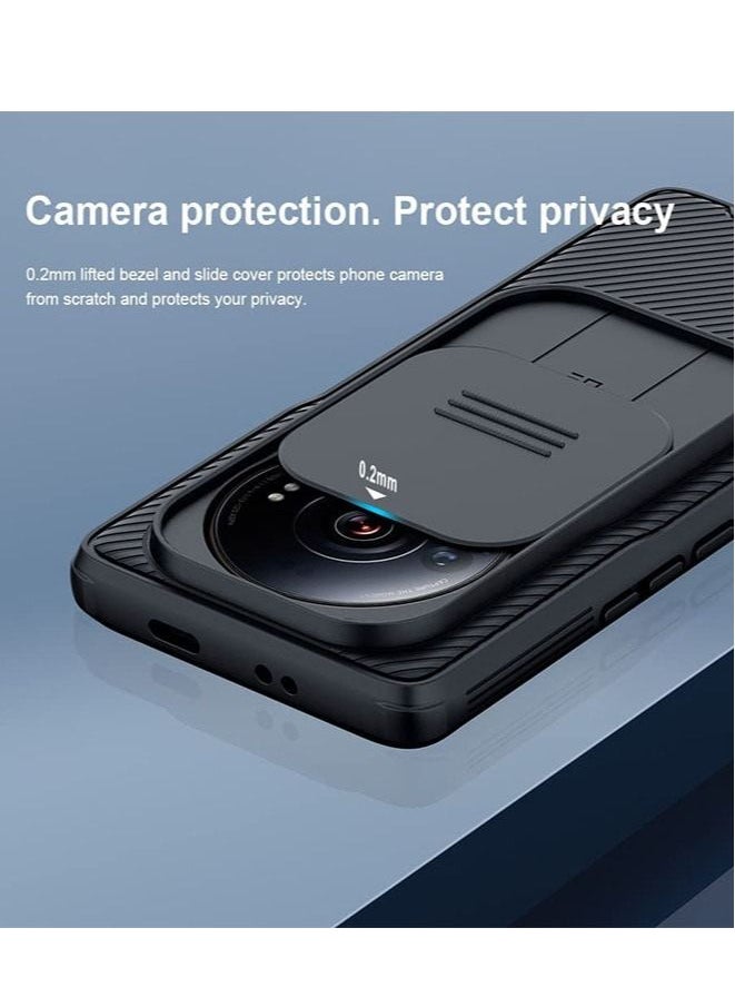 Generic Xiaomi 12S Ultra Case With Slide Camera Protection (Black)  - Image 2