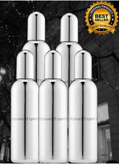 5 Pieces Silver Sport Perfume 100ML