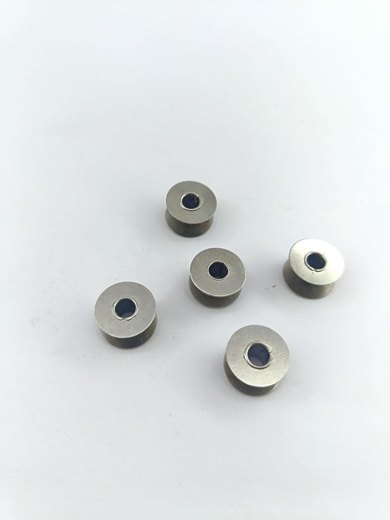 advancedestore advancedestore Pack of 10Pc Small Sewing Stiching Machine Bobbins Plain Steel Bobbins for Sewing Machine Supplies machines - Image 2