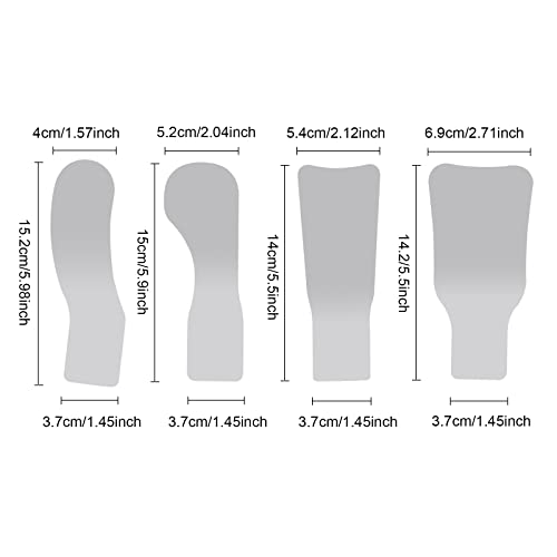 Angzhili مجموعة مرايا التصوير السني 4 قطع/طقم، مرايا داخل الفم خالية من الضباب، عاكس صور داخل الفم ذو جانبين مع مروحة وضوء، مرآة إطباقية من الفولاذ المقاوم للصدأ مع إزالة الضباب التلقائية - Image 3