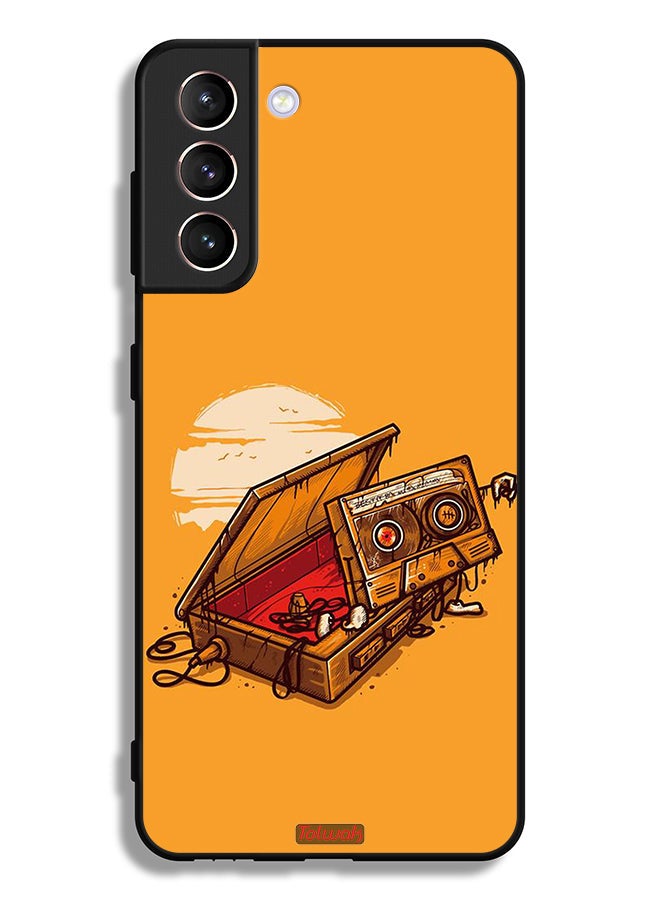Samsung Galaxy S21 Plus 5G Protective Case Cover Cassette And Tape Art