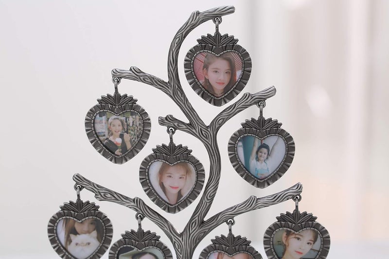 Lasody Family Tree Picture Frame Hold 12 Hanging Picture Photo Frames Collage Desk Stand Ornaments Mother's Day Gifts 1"x1" - Image 2