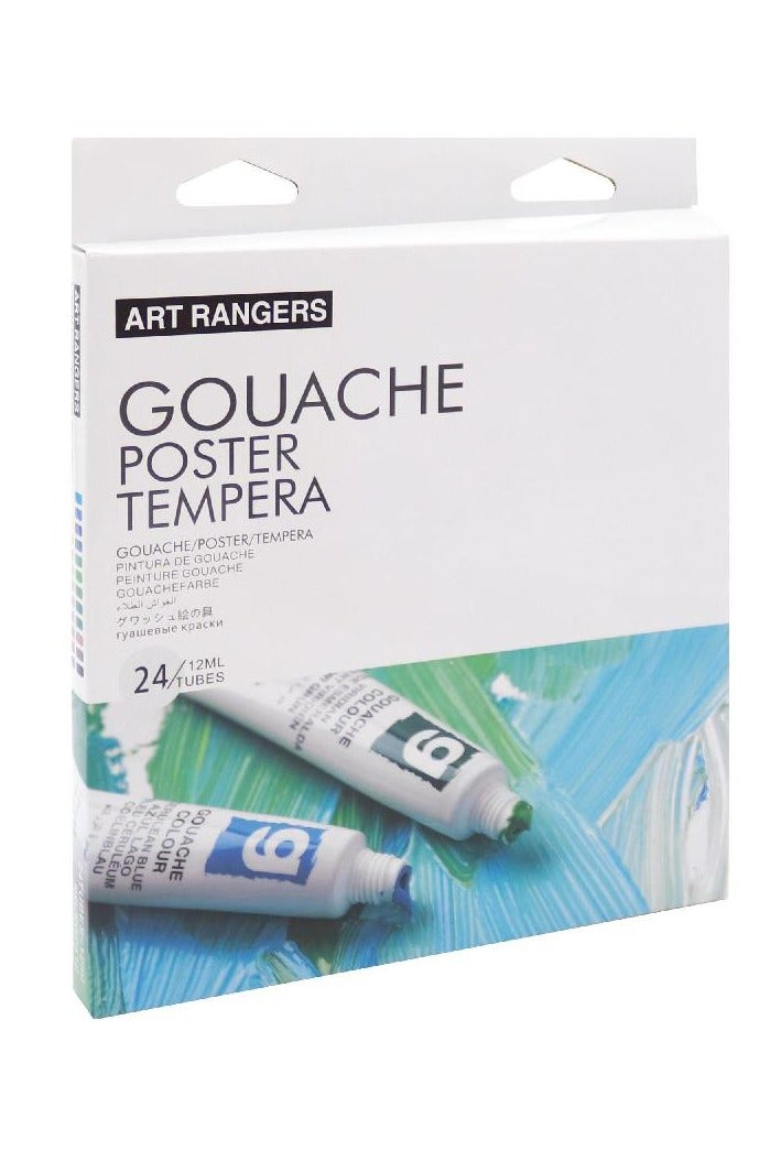 ART RANGERS Basics Colour Set Gouache Color – 24 Colors 12.00 ml (0.42 oz) - Image 1